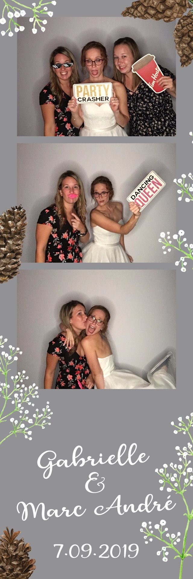 Mariage de Gabrielle et Marc-André | View more photos from the event at album.pbooth.red/u/Photobooth-RED/Mariage-de-Gabrielle-et-Marc-André